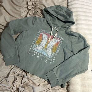 Hurley cropped hoodie SEE DESCRIPTION jrs sz large